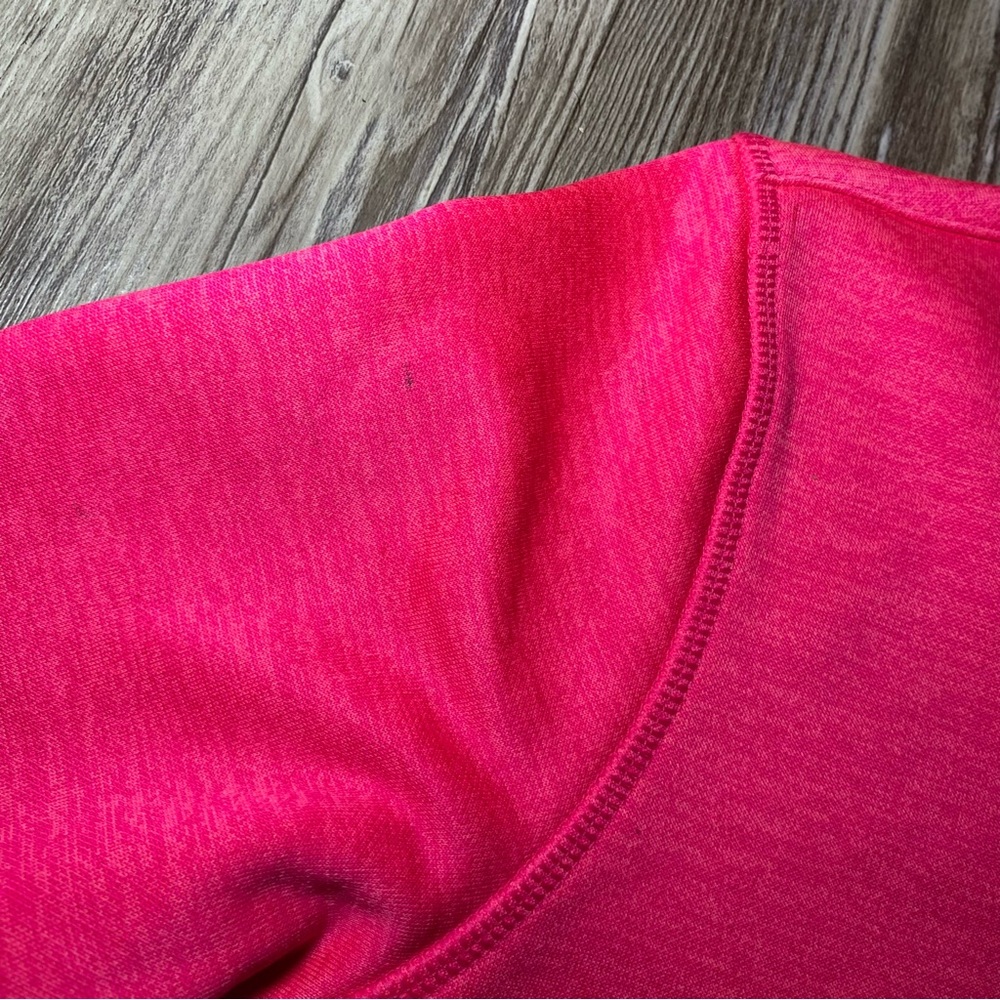 Adidas Womens Climawarm pullover hooded Pink sweatshirt size Medium - Picture 5 of 12